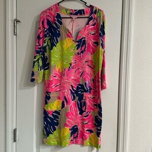 Cotton Lilly Pulitzer 3 quarter sleeve dress